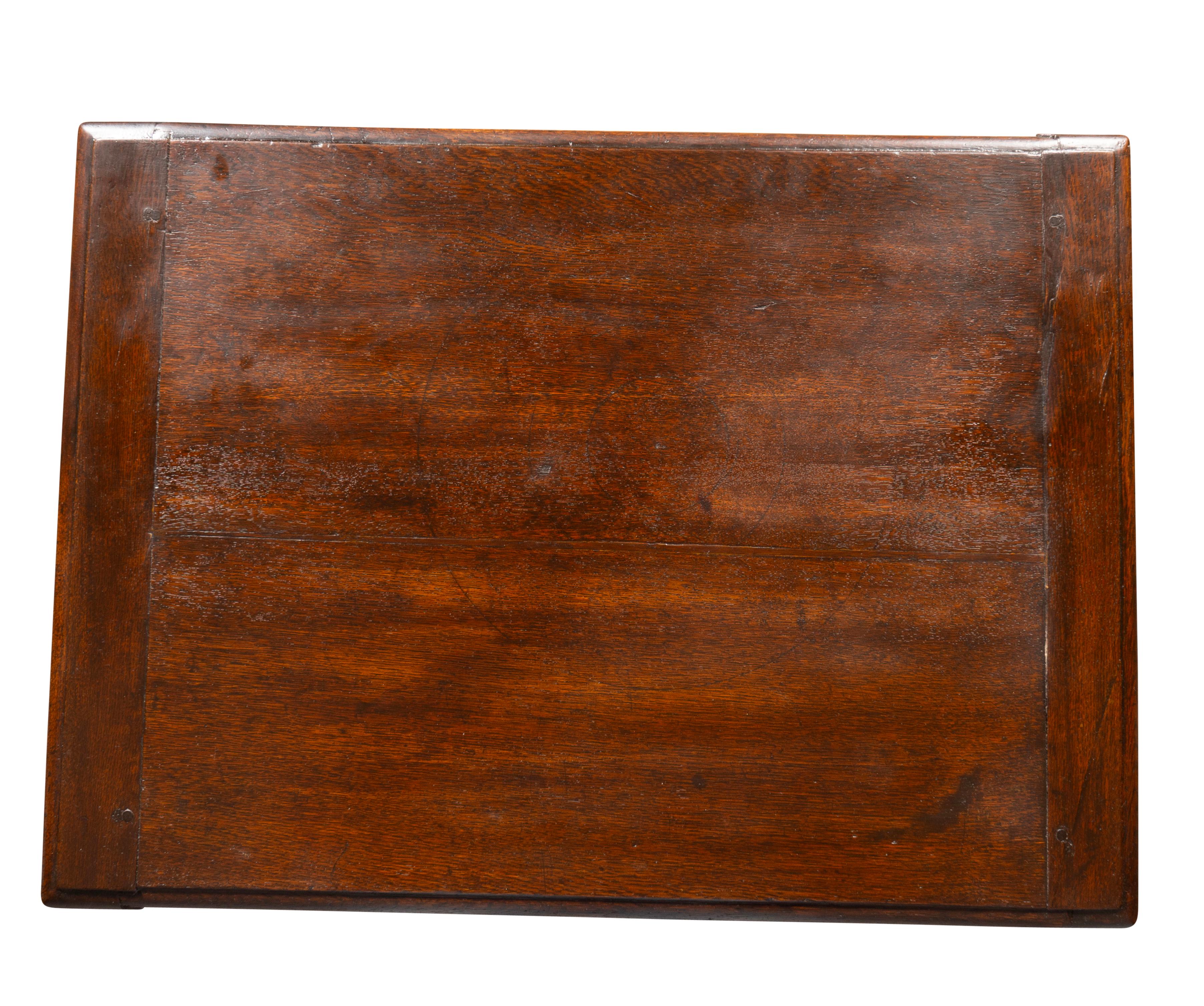George III Oak Side Table For Sale 5