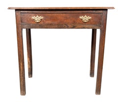 George III Oak Side Table
