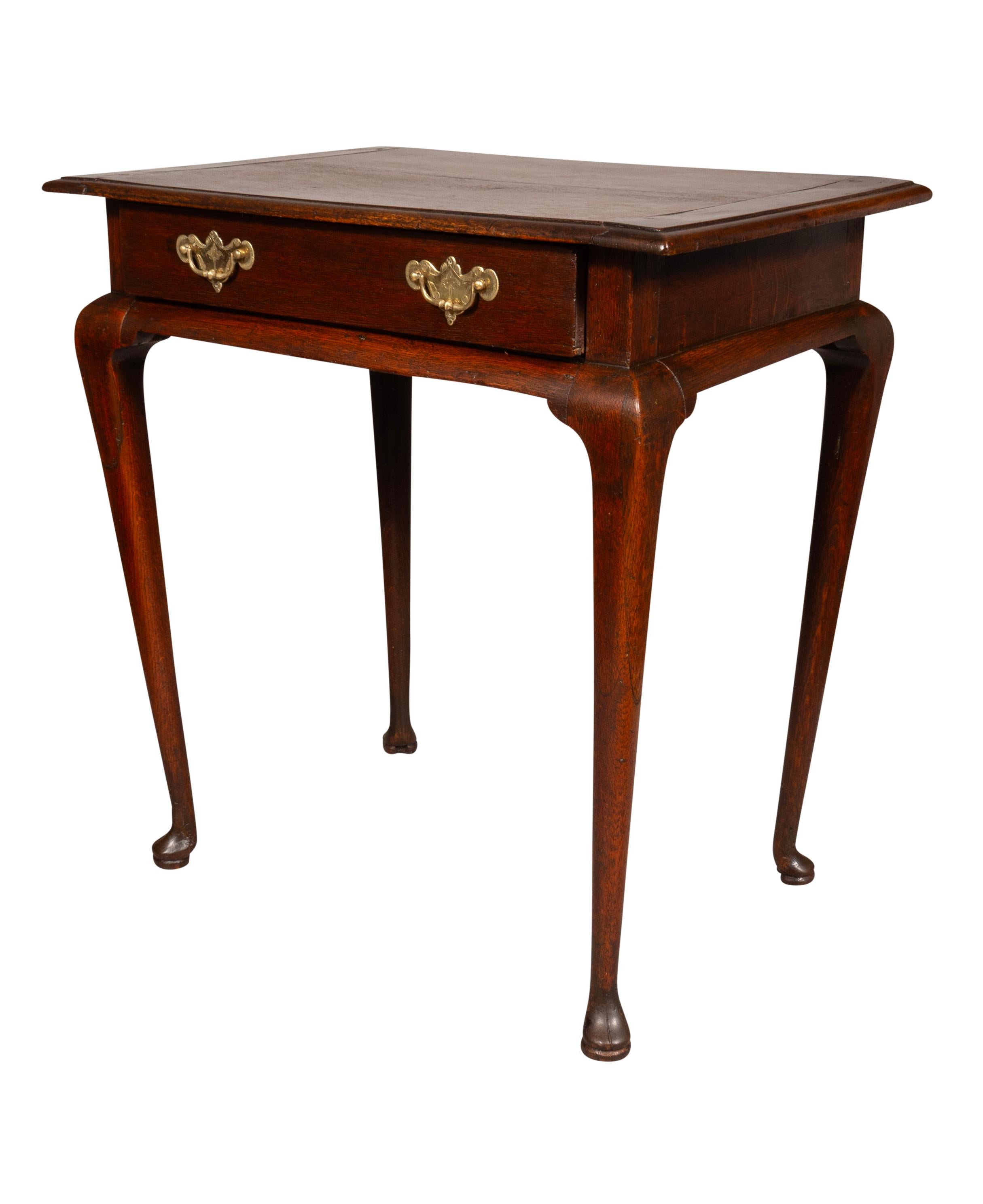 George III Oak Side Table For Sale 1