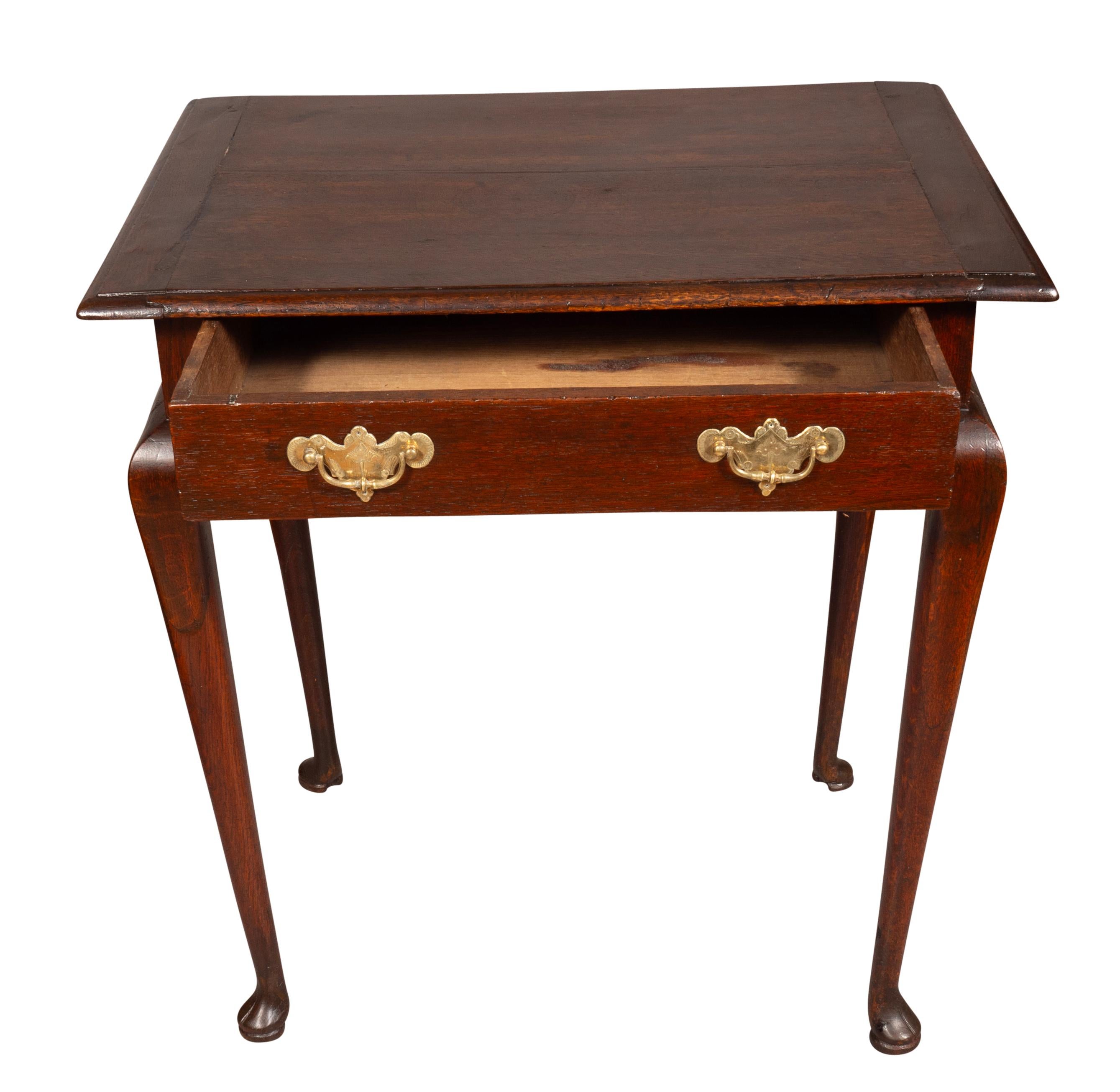 George III Oak Side Table For Sale 2