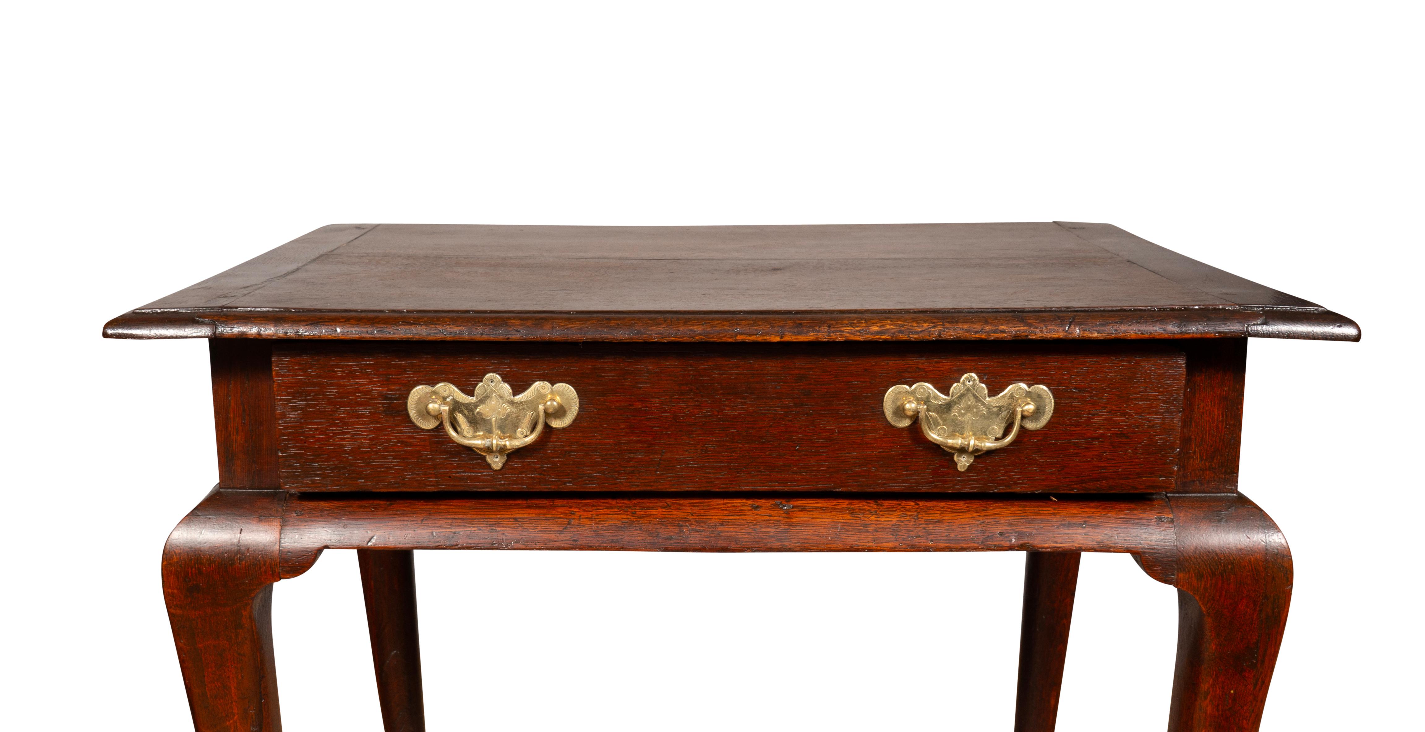 George III Oak Side Table For Sale 3