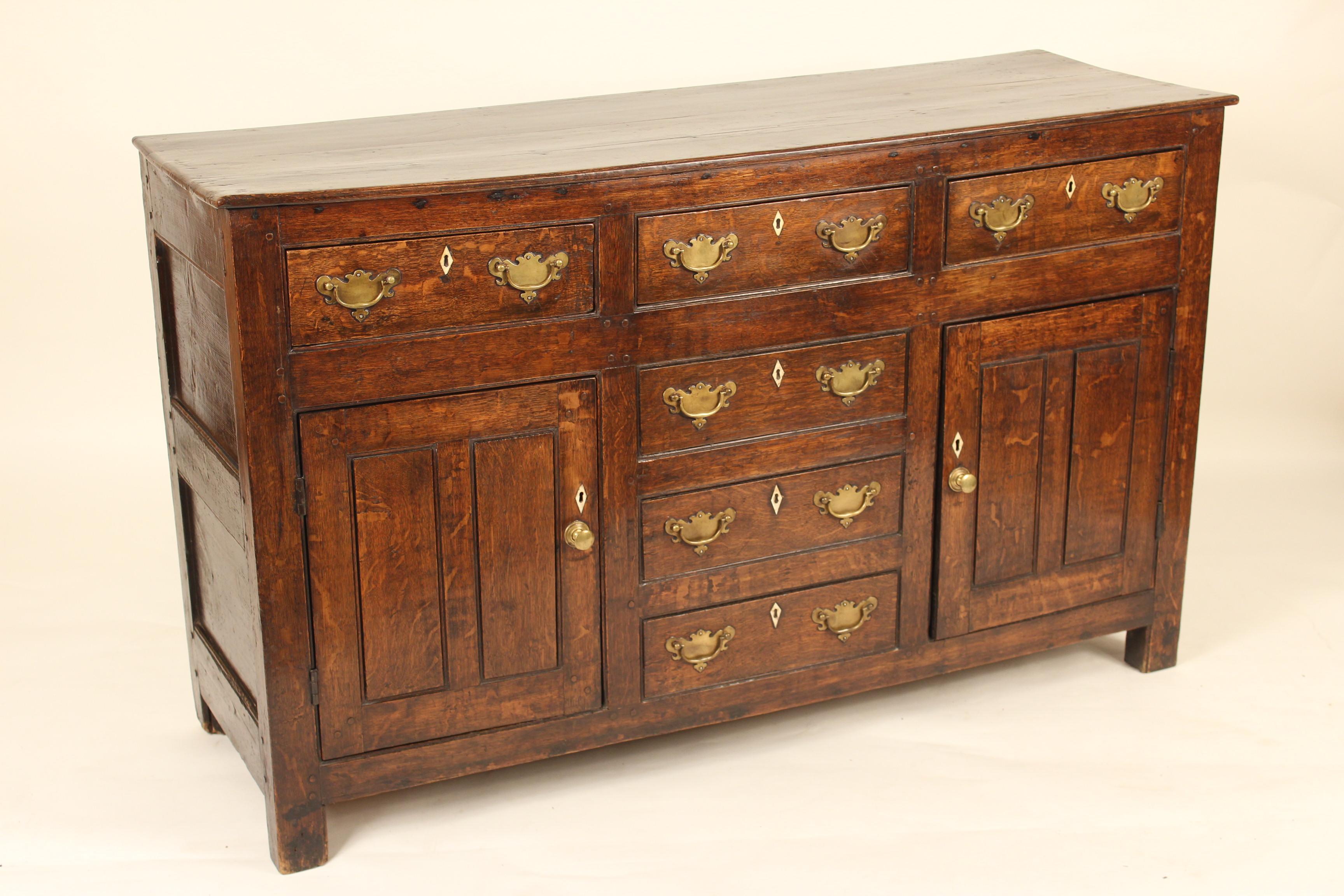 English George III Oak Sideboard