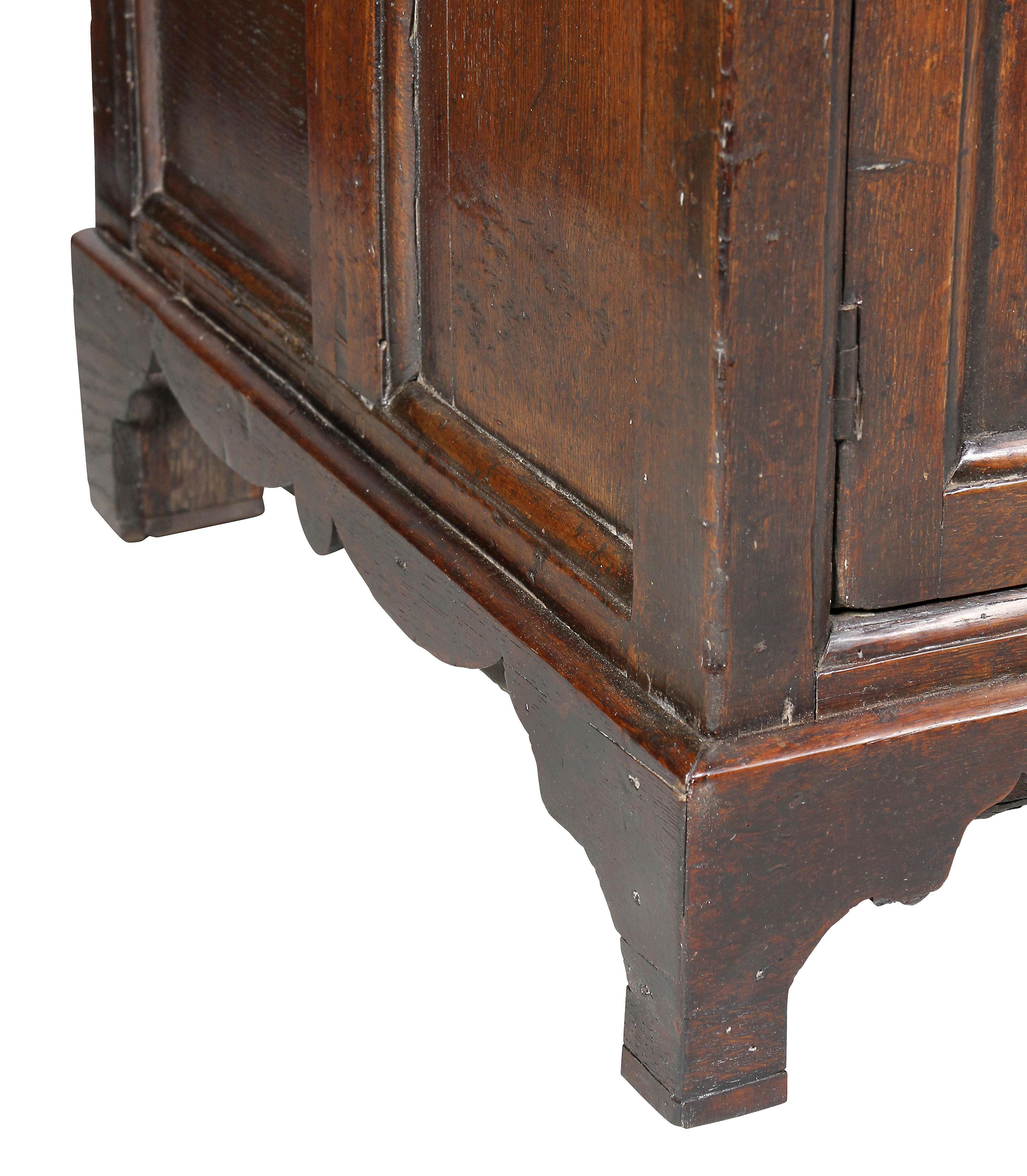 George III Oak Sideboard For Sale 1