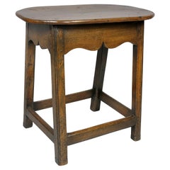 George III Oak Stool