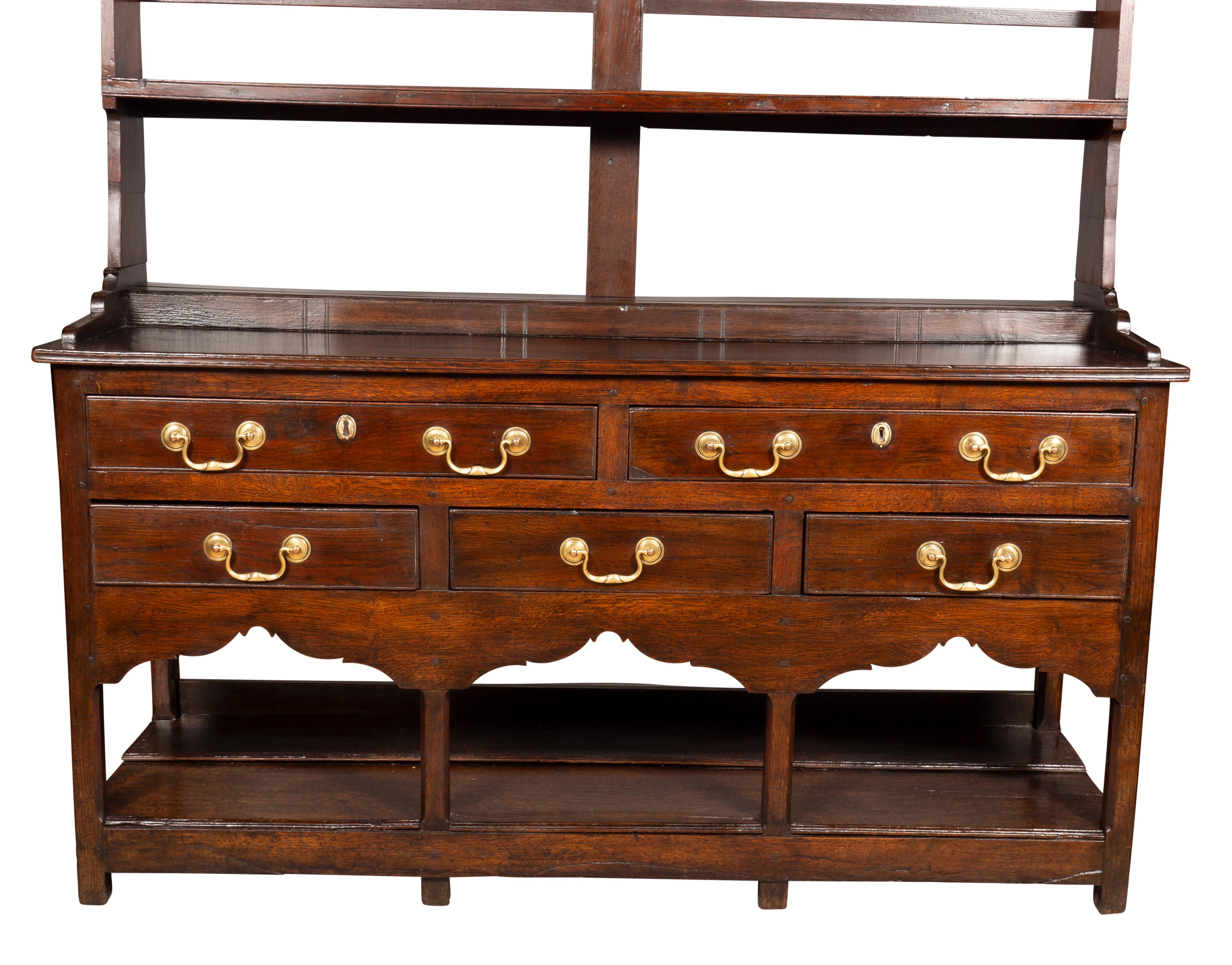 George III Oak Welsh Dresser For Sale 9