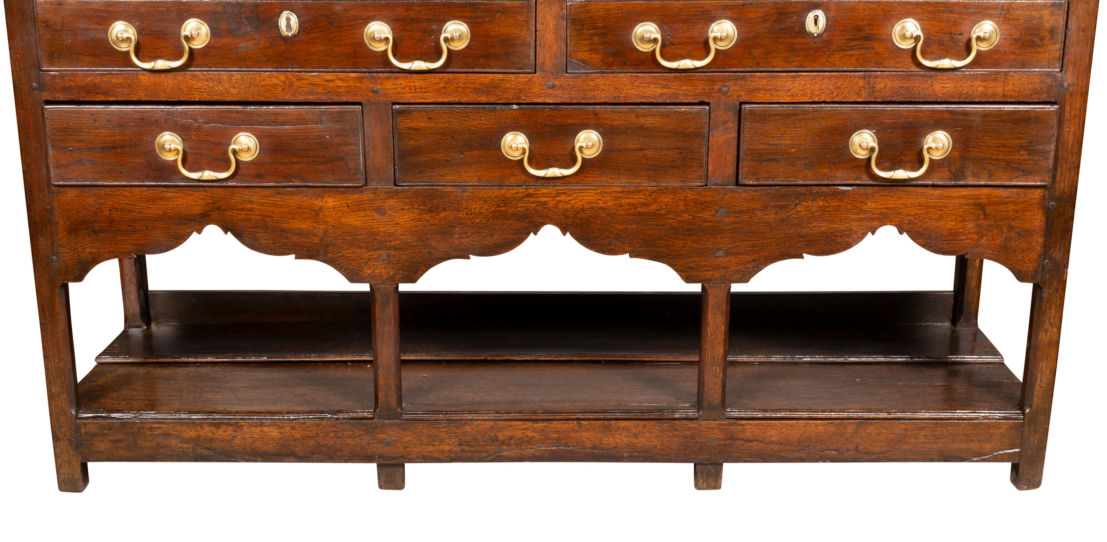 George III Oak Welsh Dresser For Sale 10