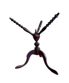 George III or Regency Carved Mahogany Tabletop Spider, circa 1800