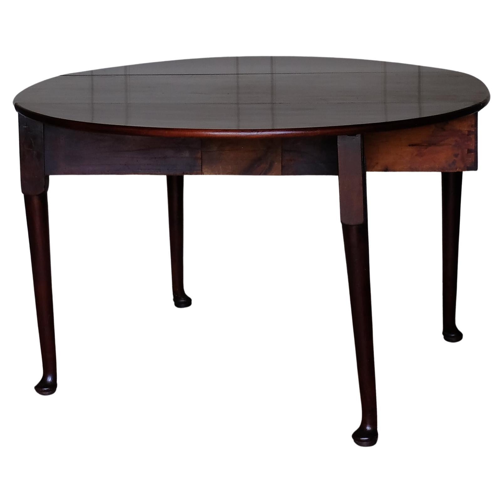 George III Oval Drop Leaf Table