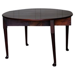 Used George III Oval Drop Leaf Table