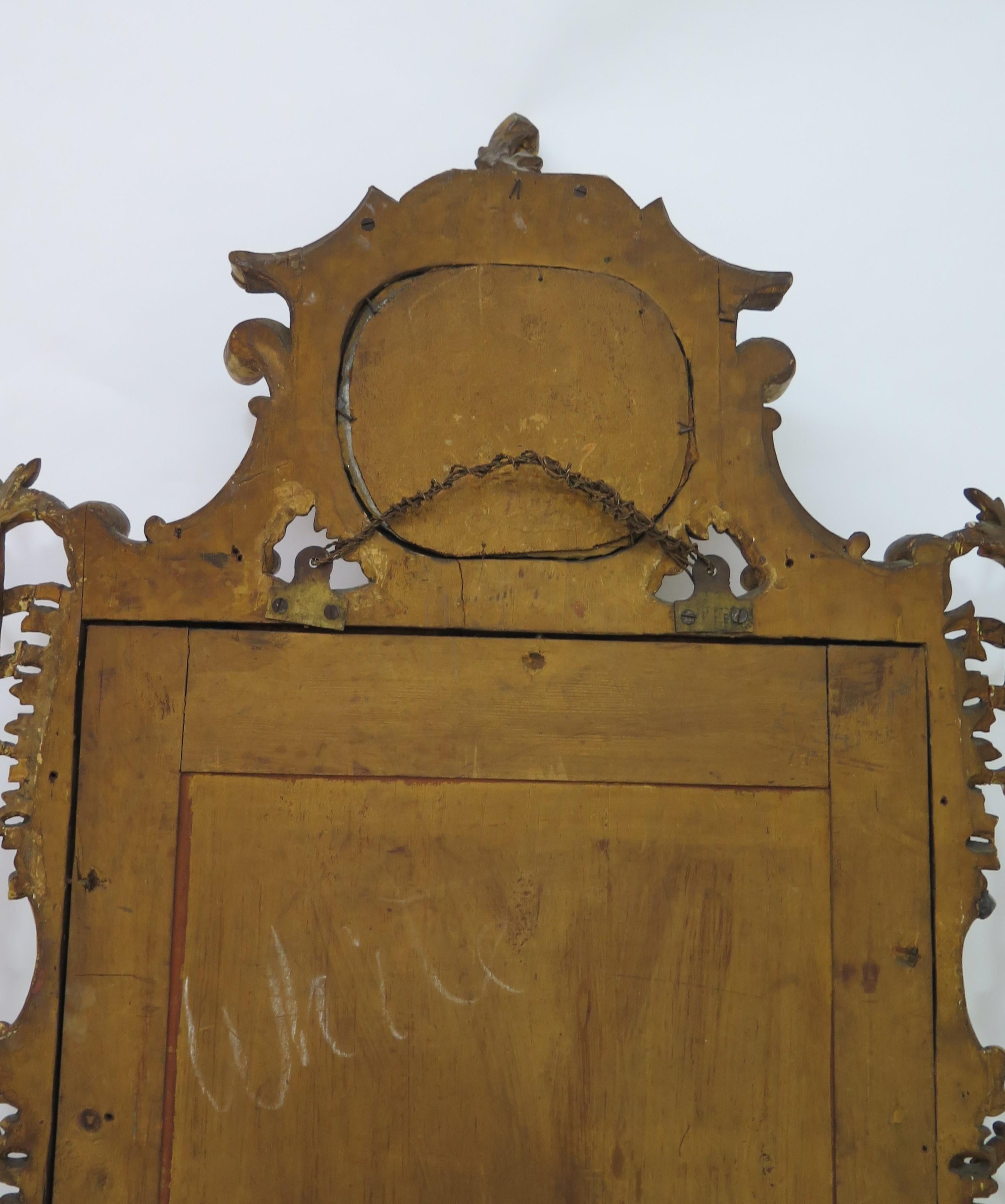 George III Oval Giltwood Mirror 6