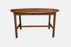 George III Oval Mahogany Butlers Tray