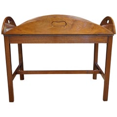 George III Oval Mahogany Butlers Tray