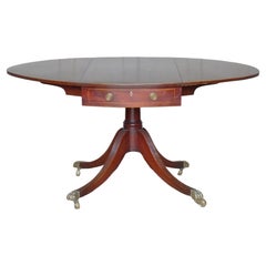 Antique George III Oval Pembroke Table