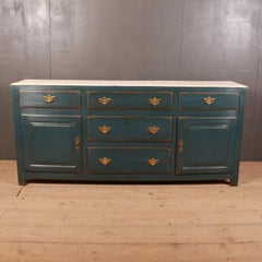 George III Painted Dresser Base / Sideboard
