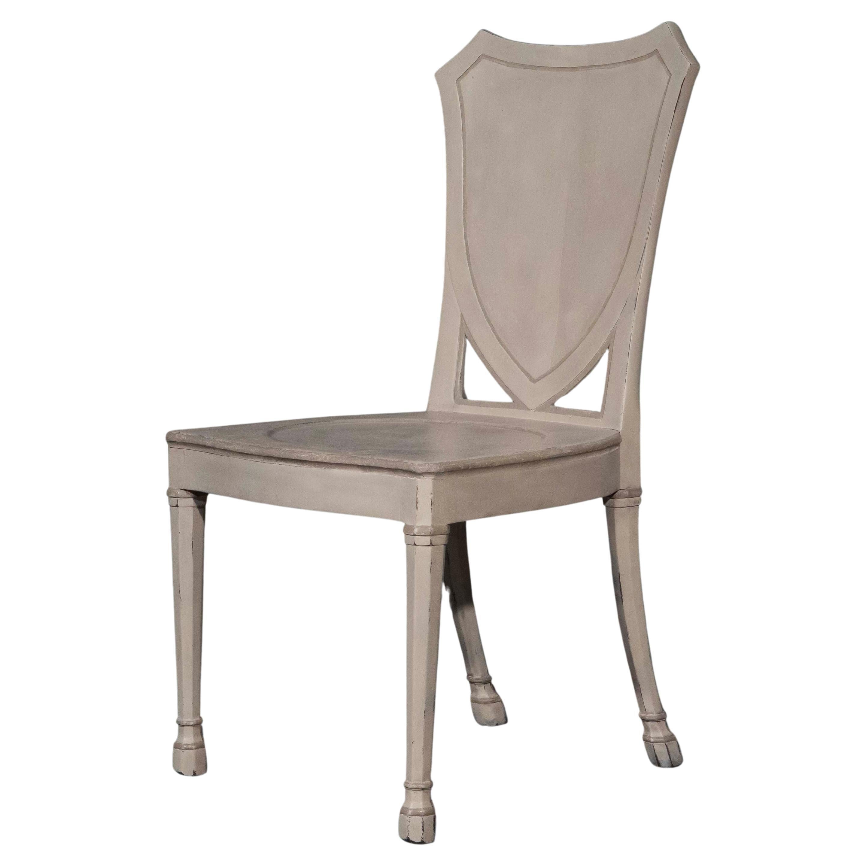 George III Painted Hall Chair