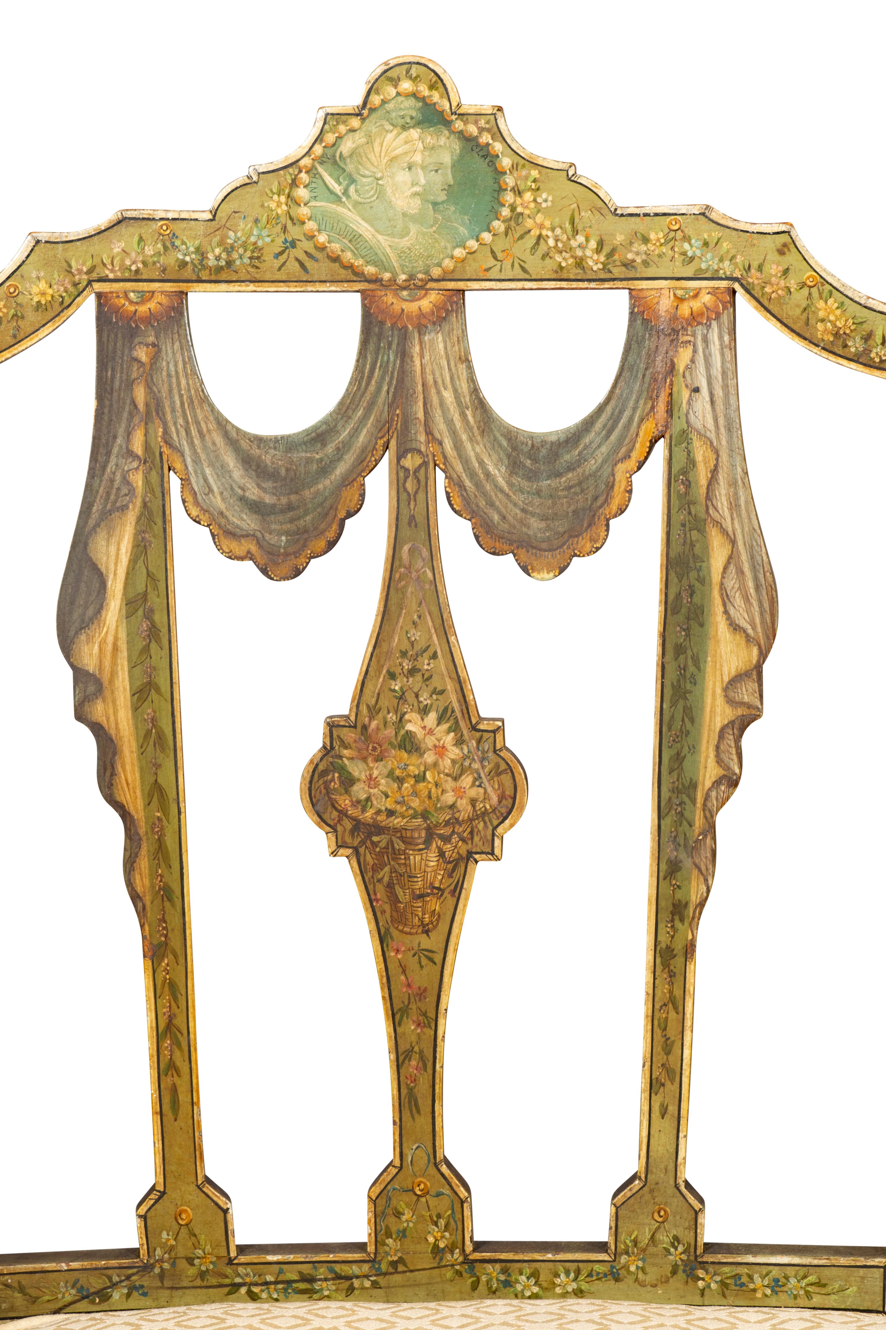 Canapé peint de style George III en vente 4