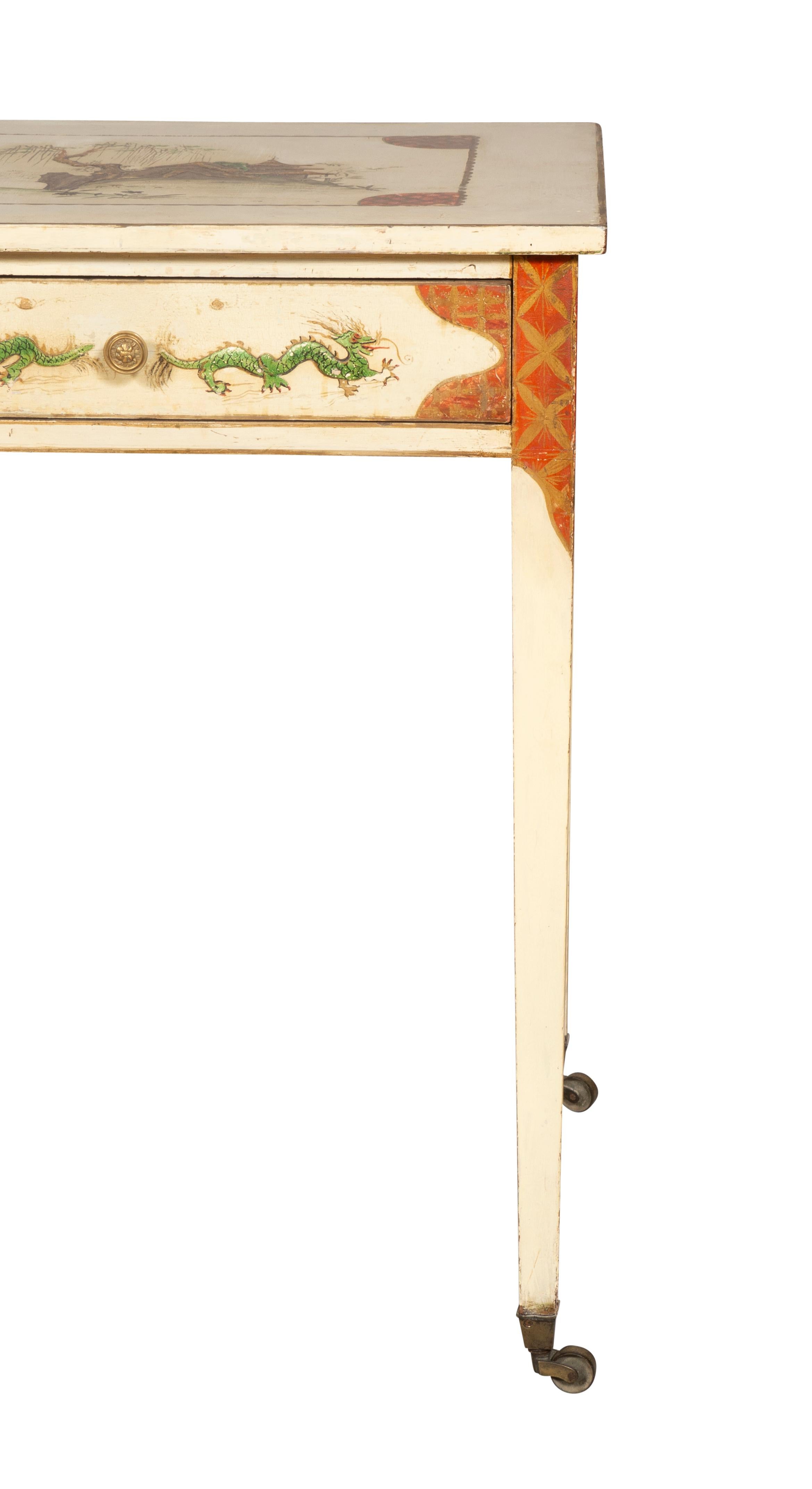 George III Painted Side Table For Sale 9