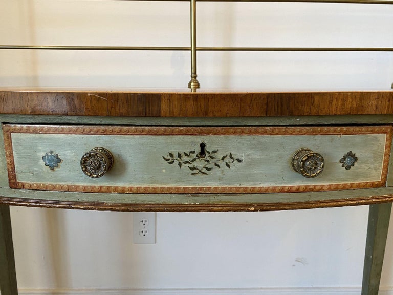 Polychromed George III Painted Sideboard Server, circa 1815 For Sale