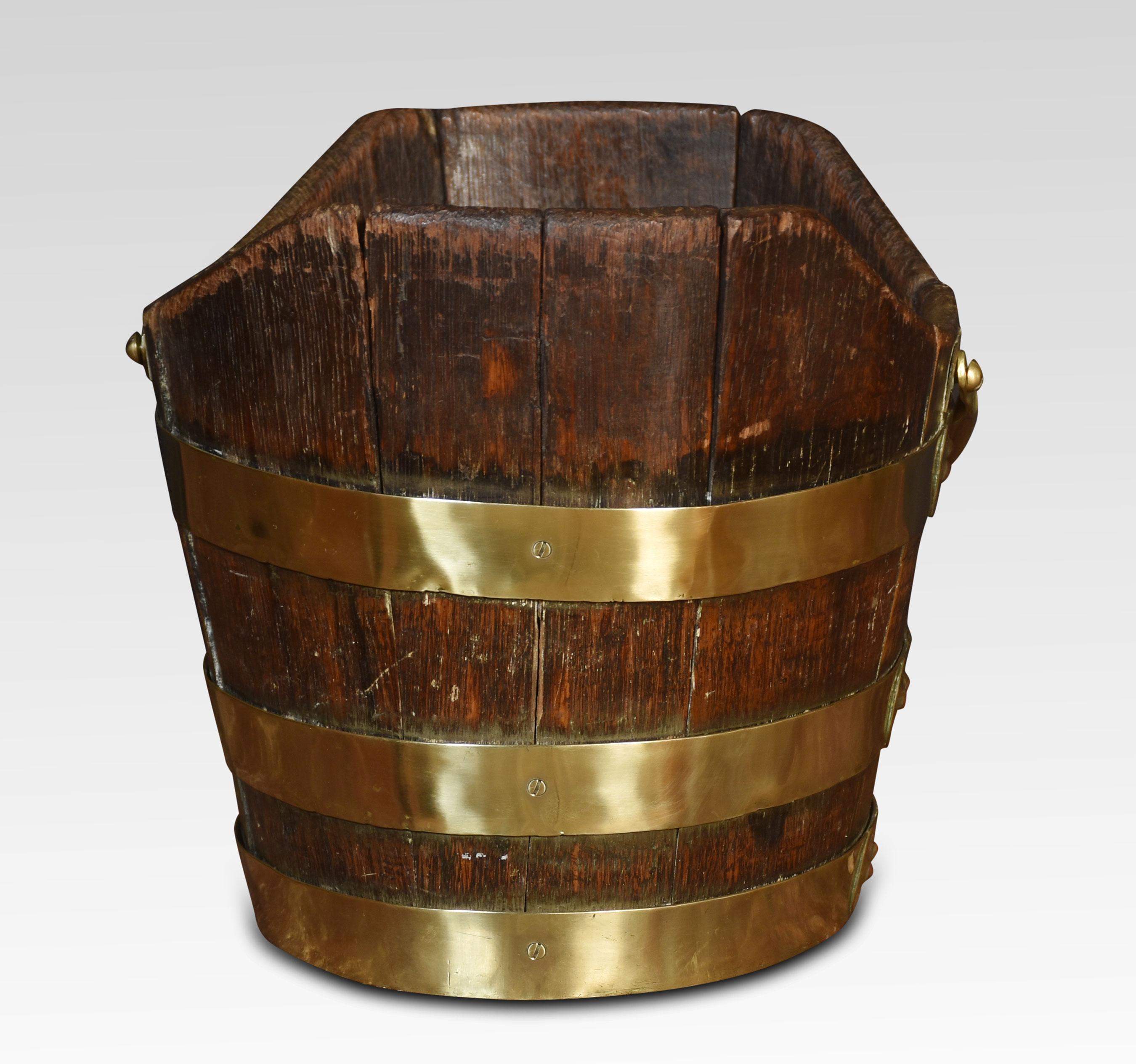 British George III peat bucket For Sale