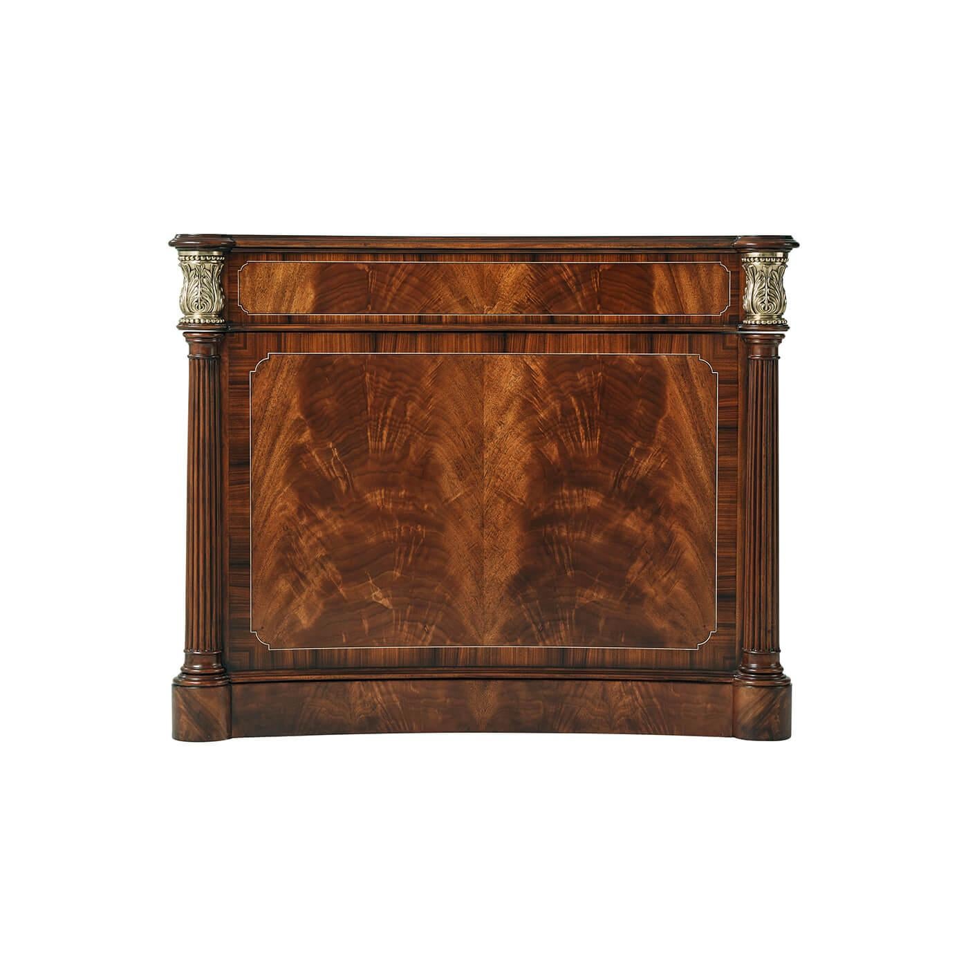 Contemporary George III Pedestal Desk For Sale