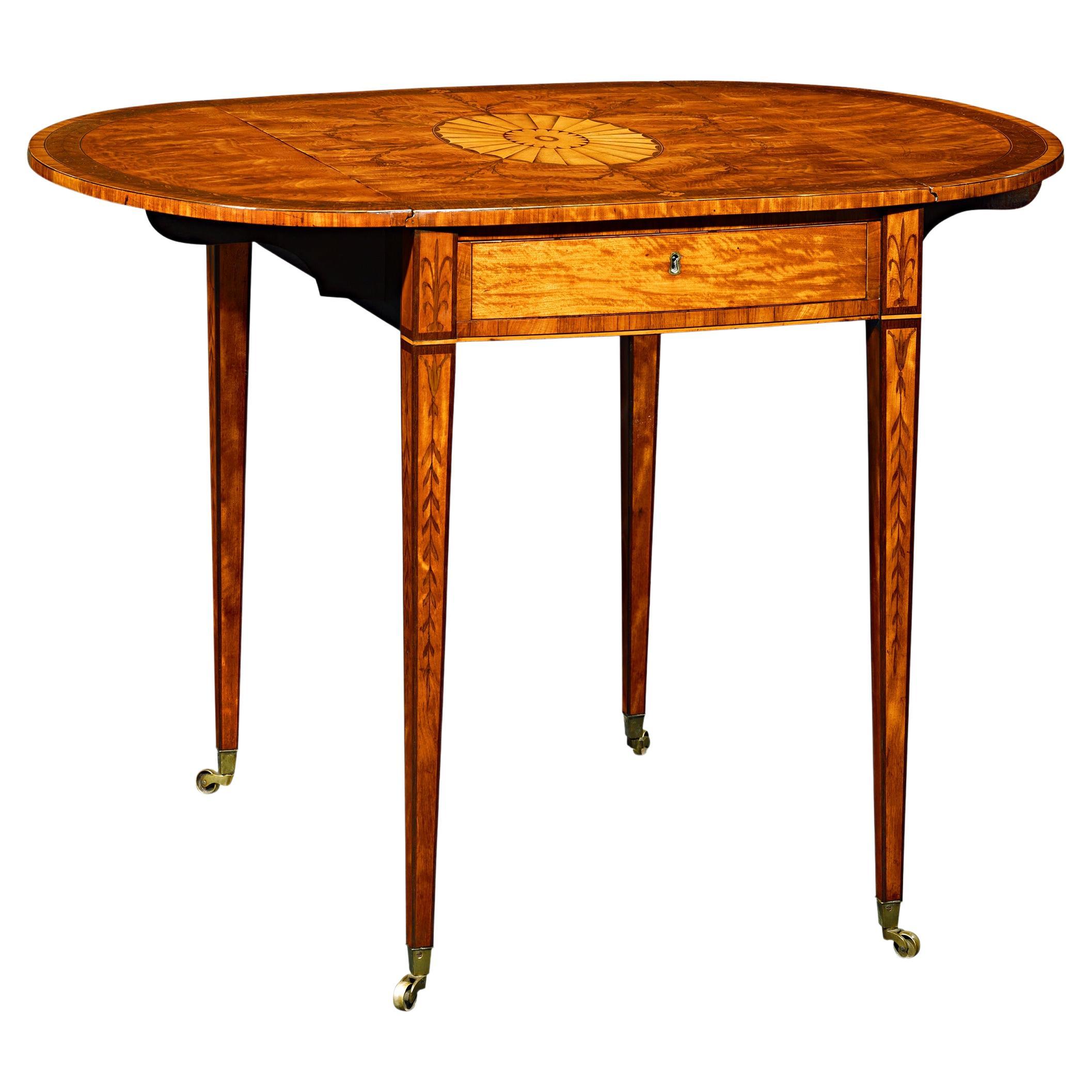 George III Pembroke Table attributed to Ince & Mayhew For Sale