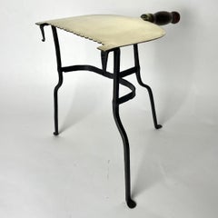 George III Period 18th Century Brass and Iron Trivet with beautiful patina