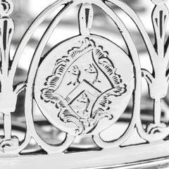 George III period antique sterling silver cruet set made by T & J Daniell 1773