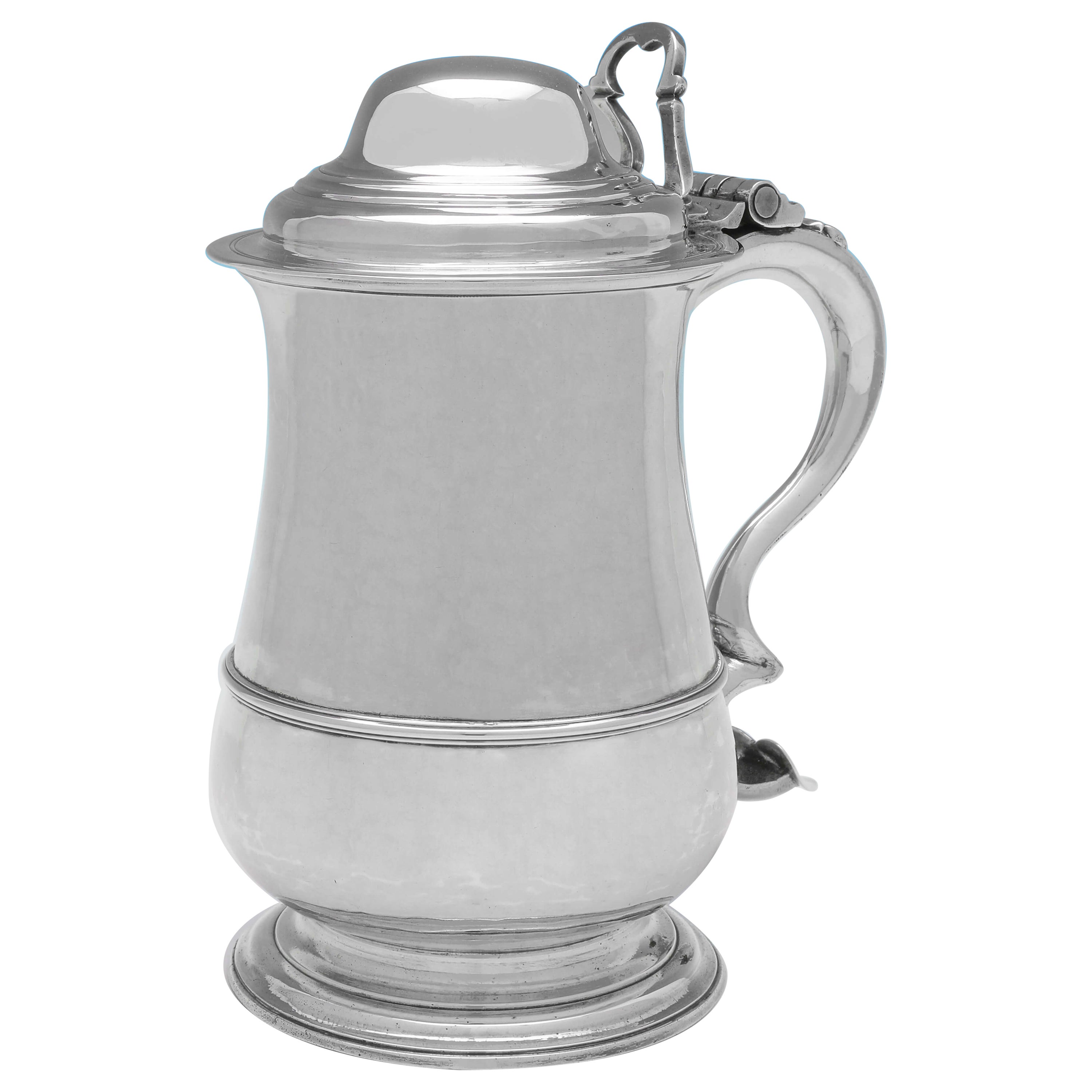 Boccale d'argento antico del periodo Giorgio III, Londra 1781 William Cox III