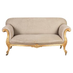 George III Period Giltwood Sofa