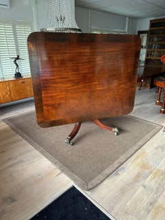 George III period mahogany breakfast table