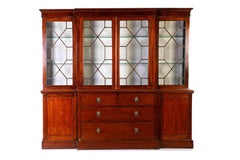 George III Period Mahogany breakfront