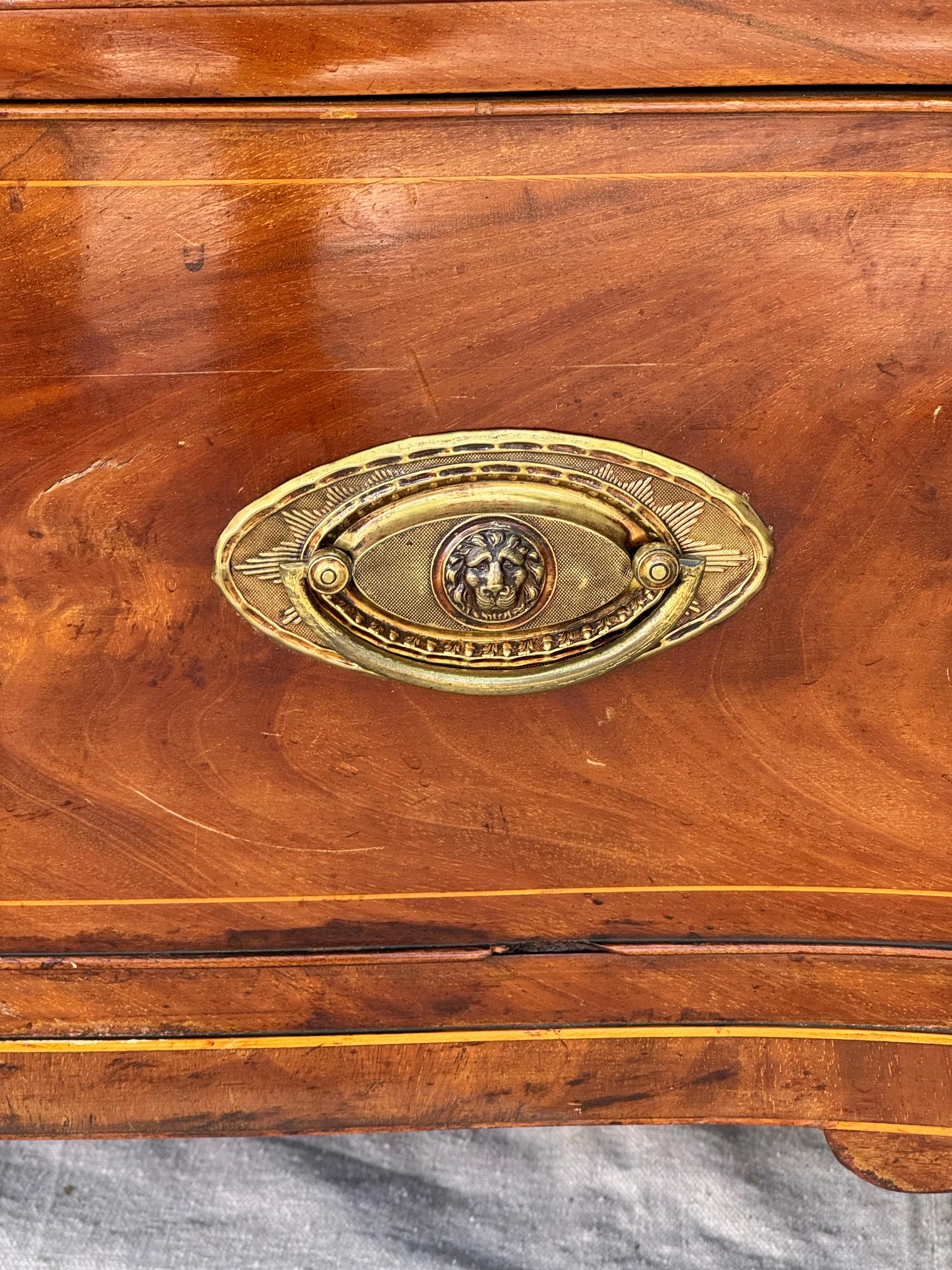 George III Period Mahogany Chest of Drawers  For Sale 6