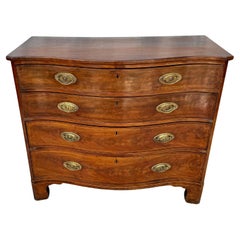 Antique George III Period Mahogany Chest of Drawers 