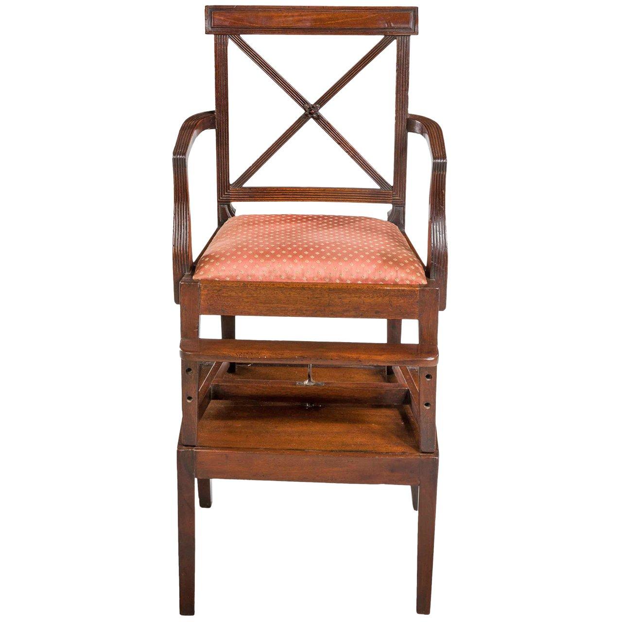 George III Period Mahogany Child's Chair