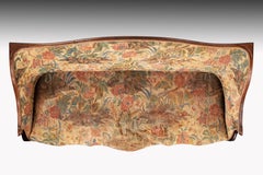 George III Period Mahogany Framed Tapestry Sofa