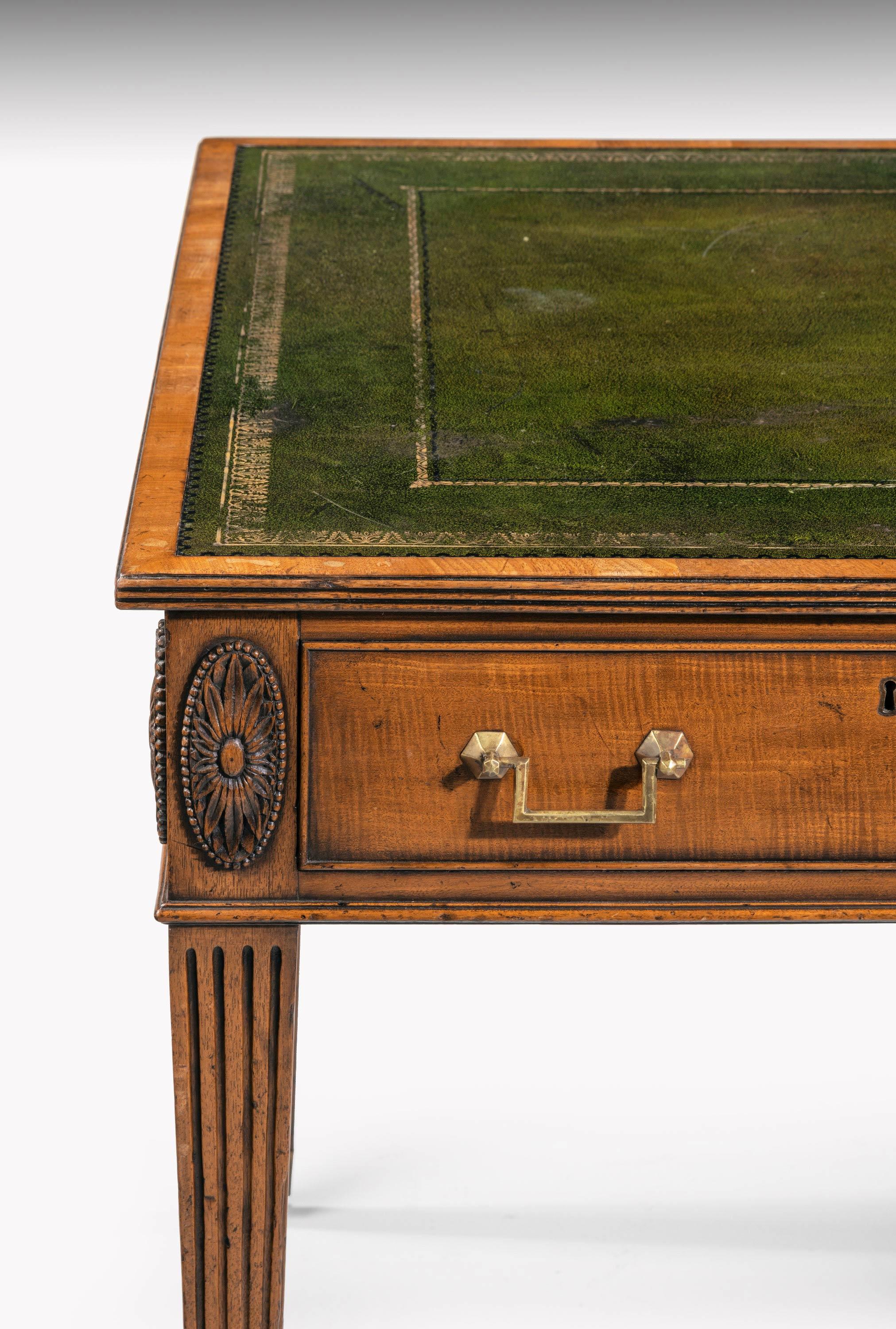 Late 18th Century George III Period Mahogany Library Table