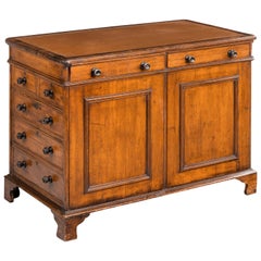 George III Period Mahogany Library Table