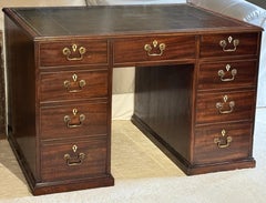 George III Period Mahogany Partner's Desk, circa 1800