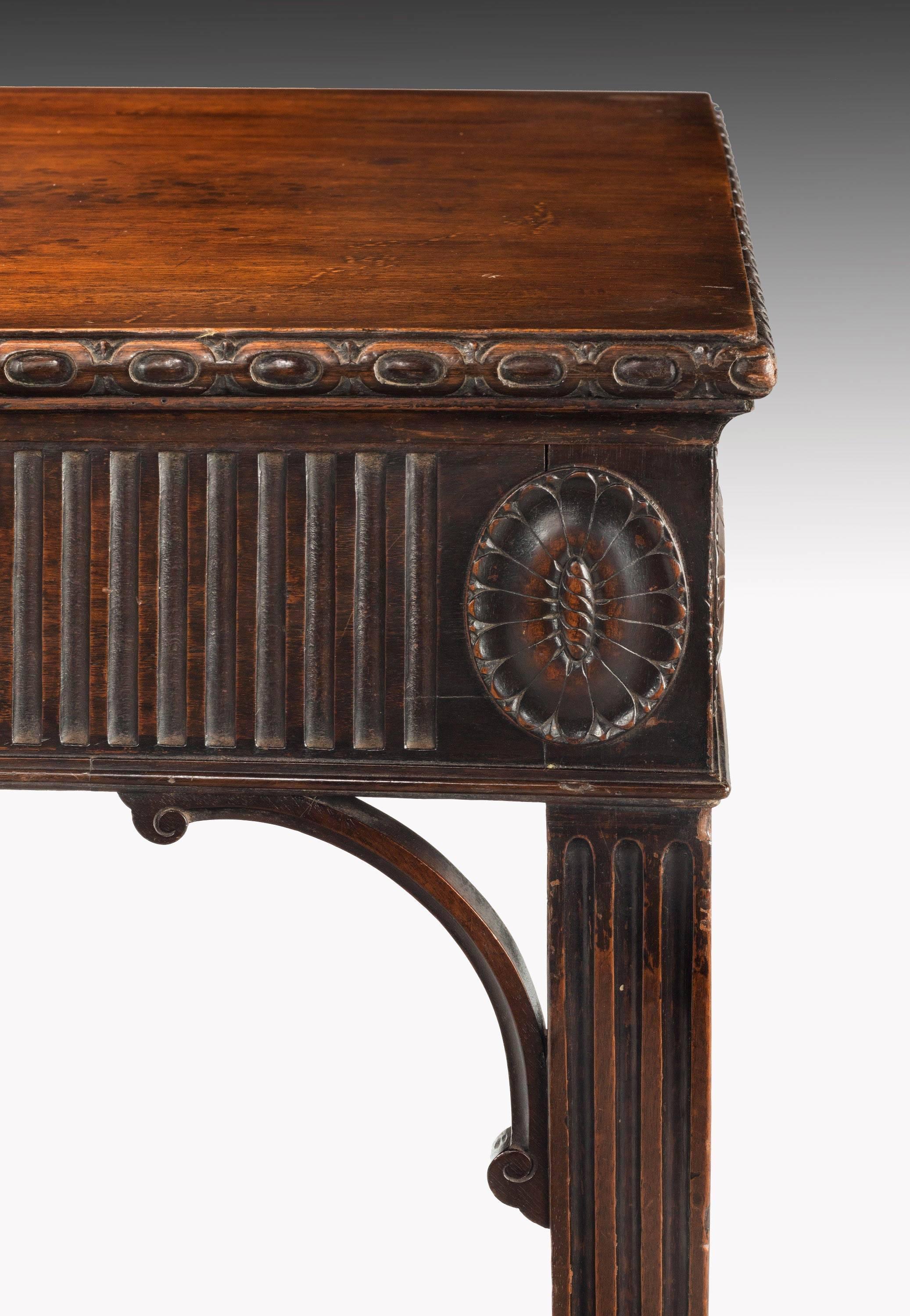 George III Period Mahogany Serving Table In Excellent Condition In Peterborough, Northamptonshire