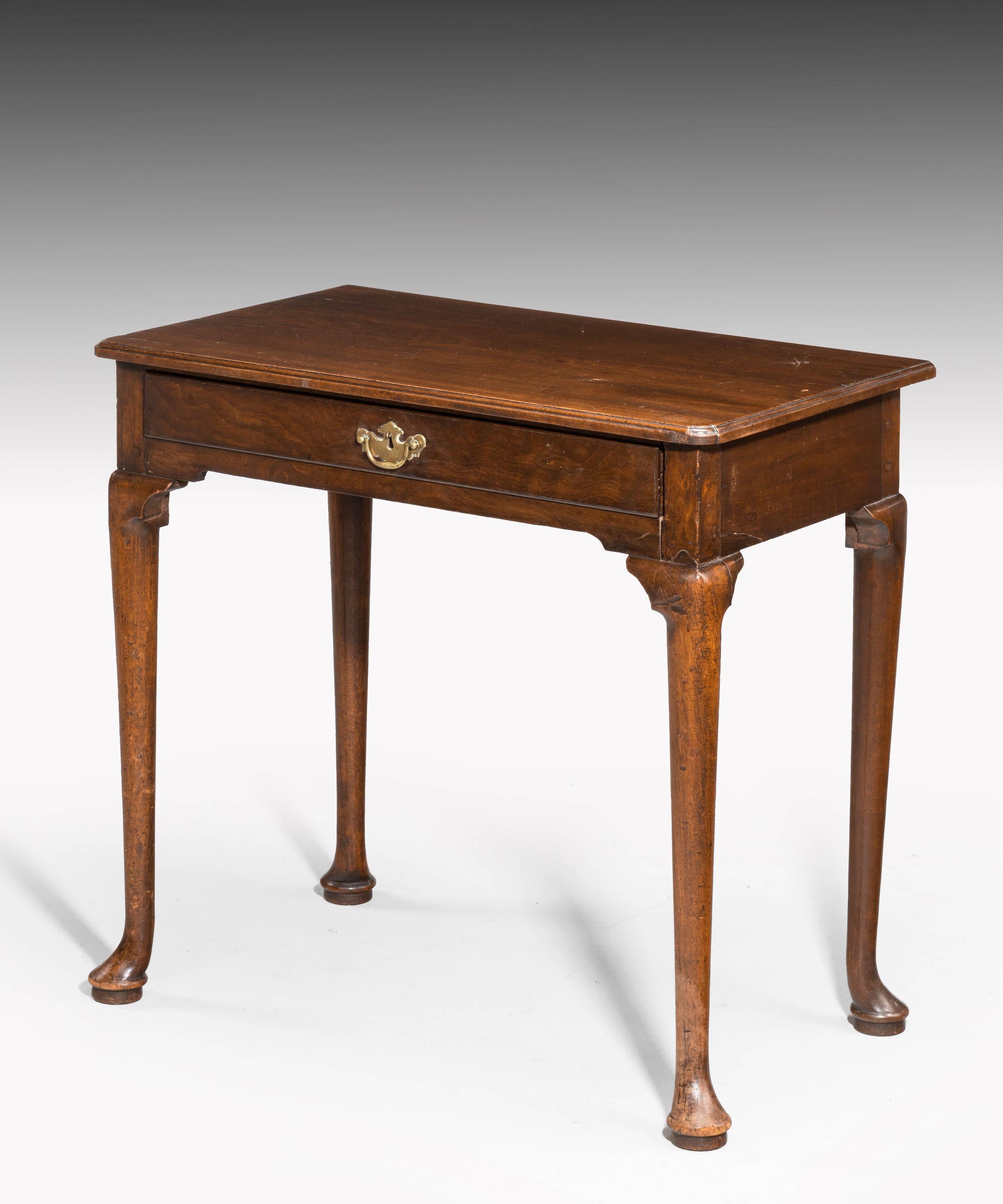 18th Century George III Period Mahogany Side Table