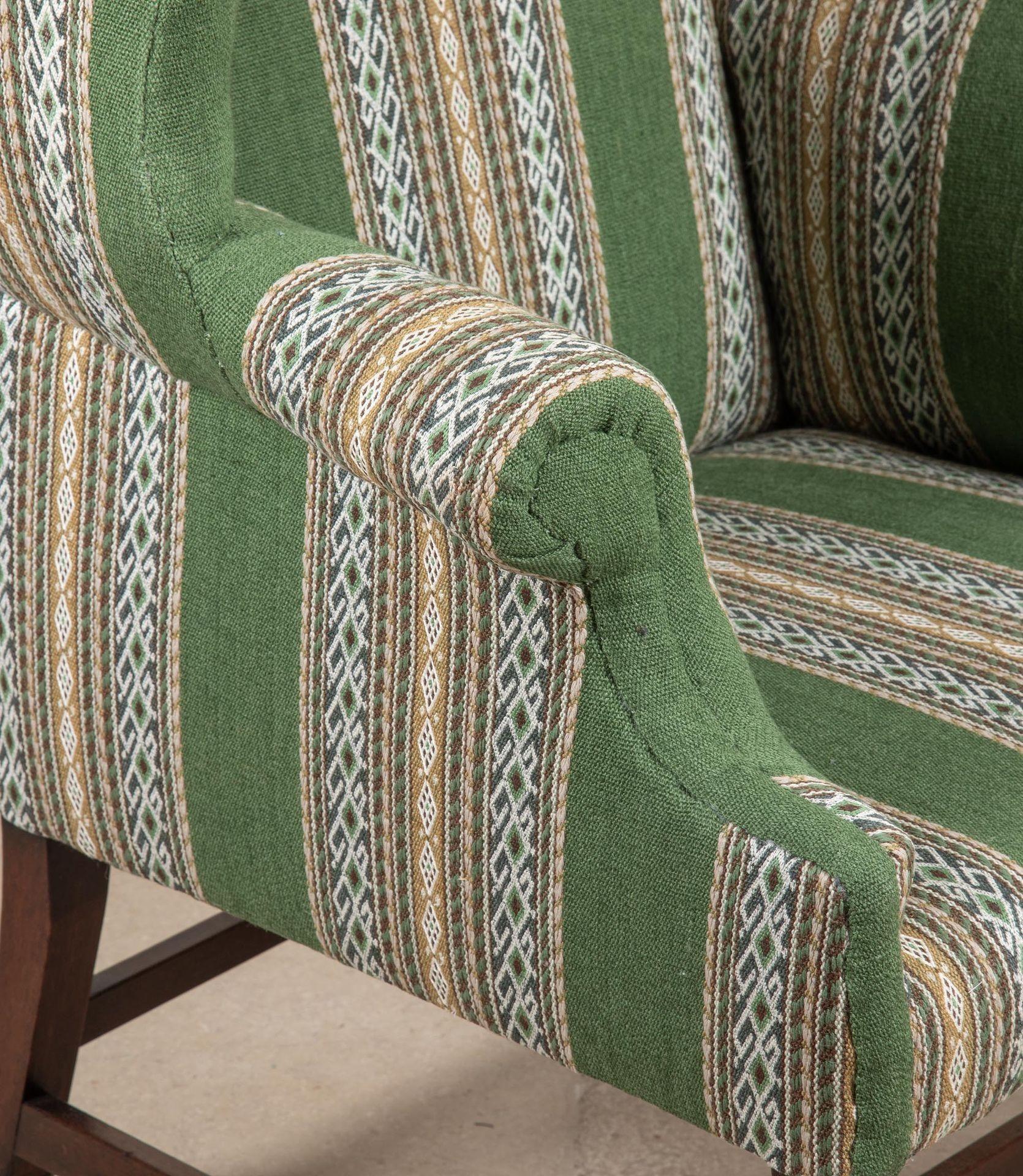 Flügelsessel aus Mahagoni aus der Zeit von George III (19. Jahrhundert) im Angebot