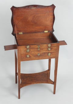 George III Period Mahogany Worktable