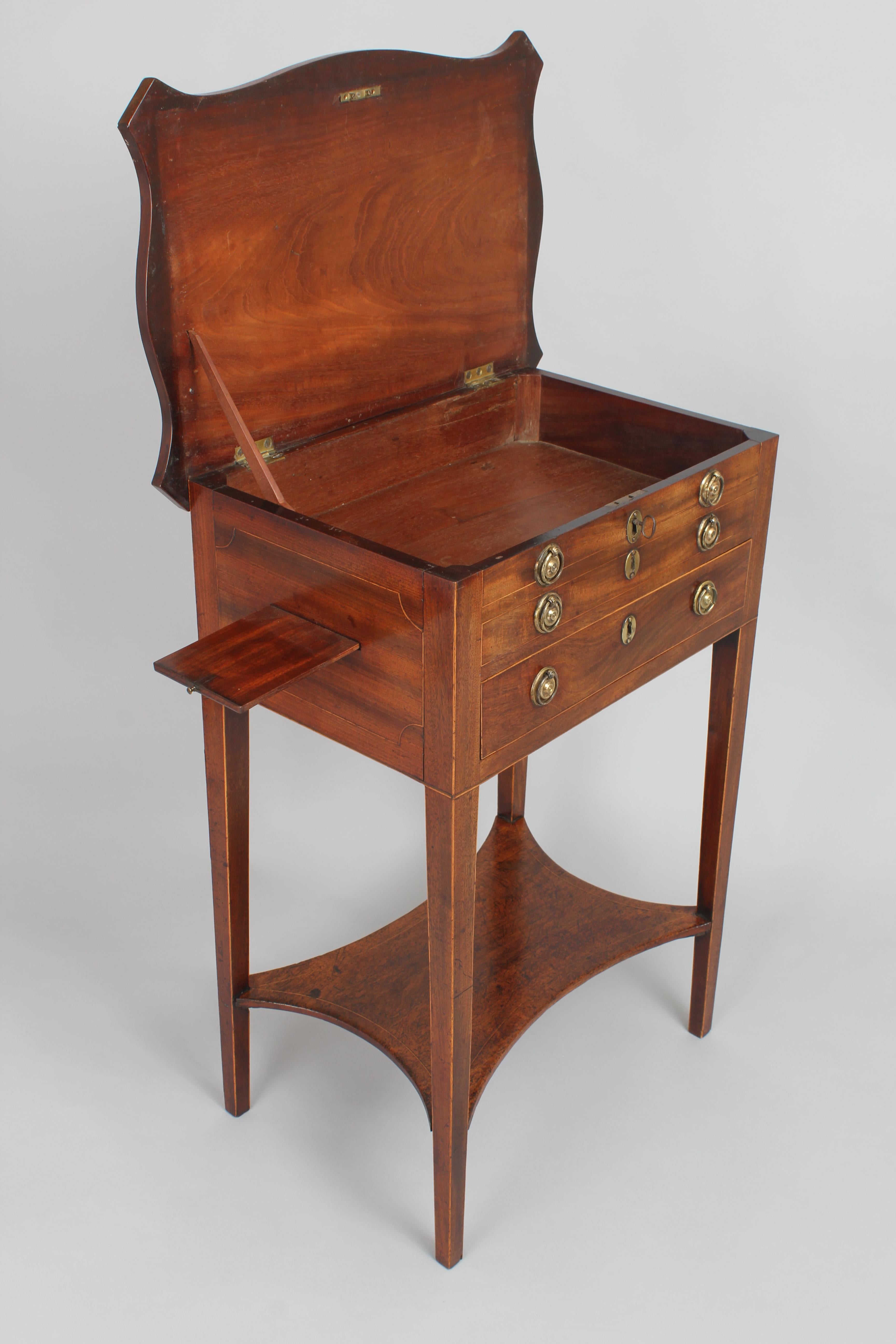 Early 19th Century George III Period Mahogany Worktable
