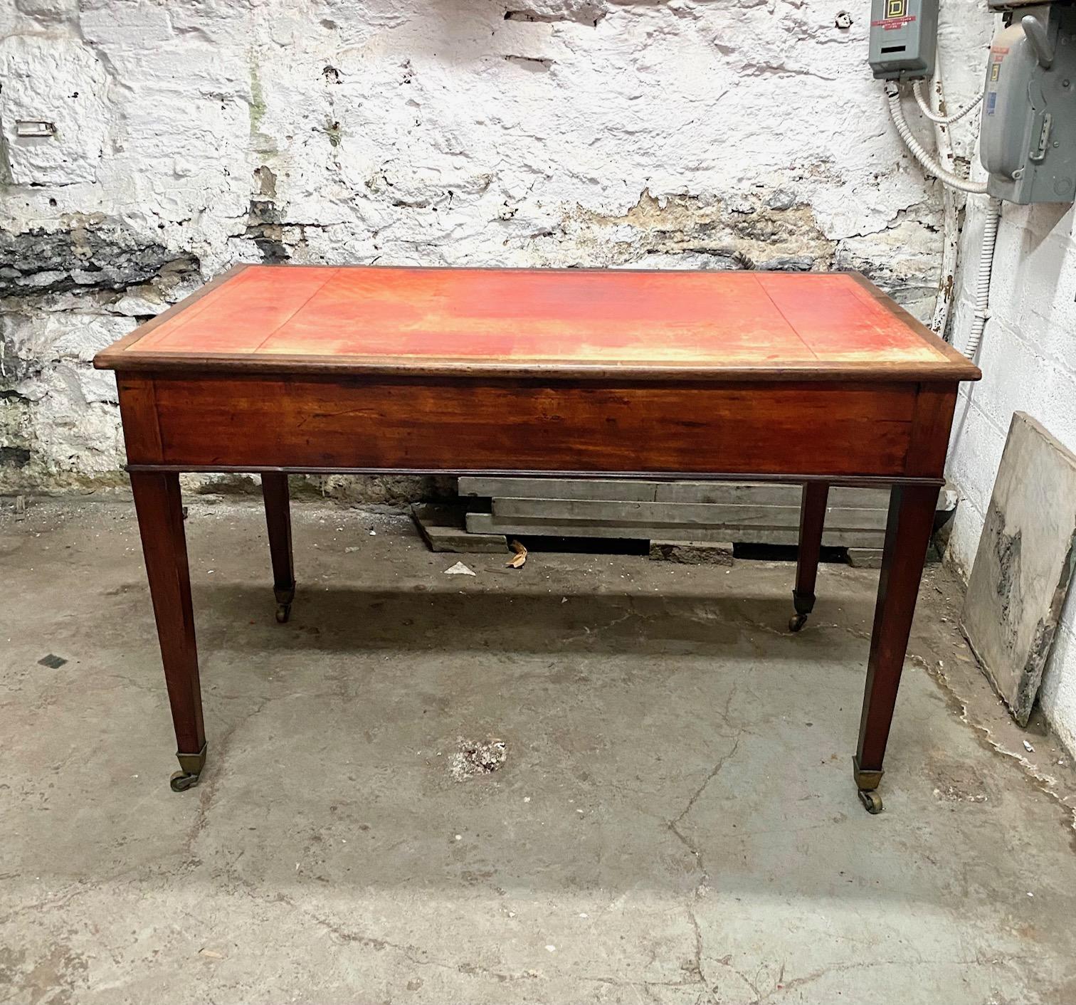 George III  Period Mahogany Writing Table For Sale 11