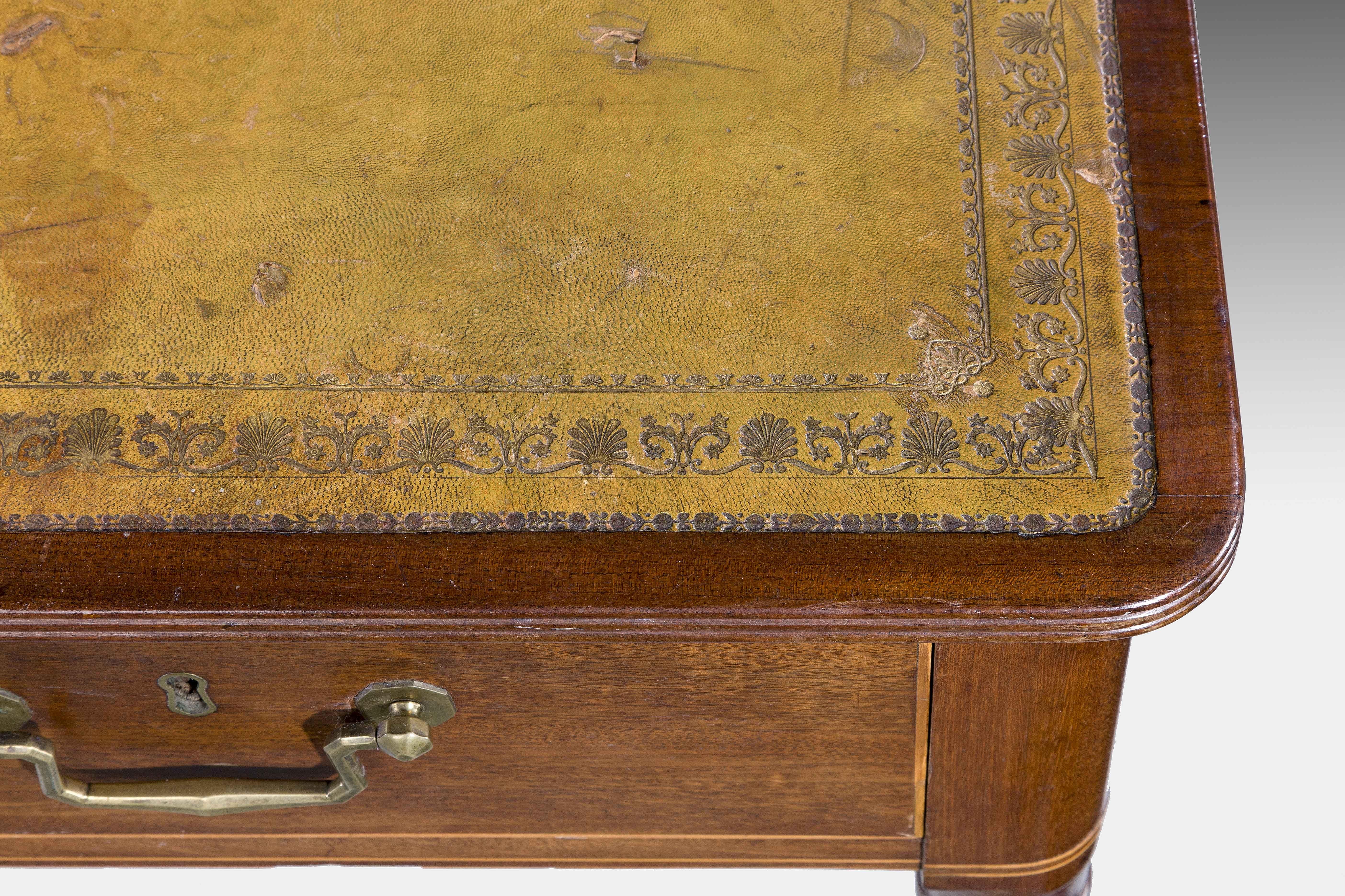 19th Century George III Period Mahogany Writing Table