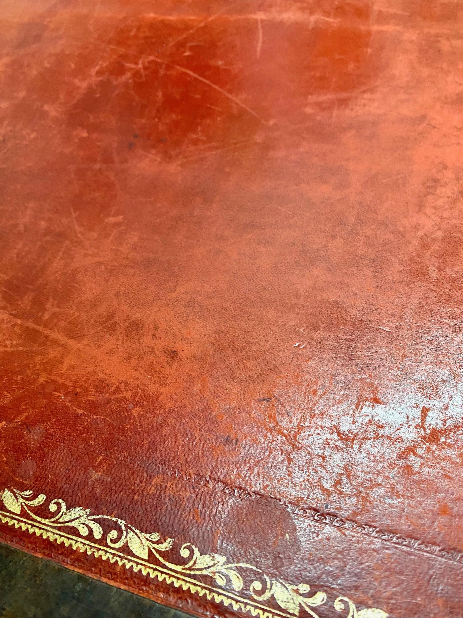 George III  Period Mahogany Writing Table For Sale 2
