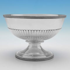 Cuenco de plata de ley de la época de Jorge III - Fabricado en 1803