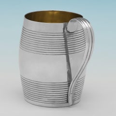 George III period sterling silver Child's mug made by George Smith III in 1796