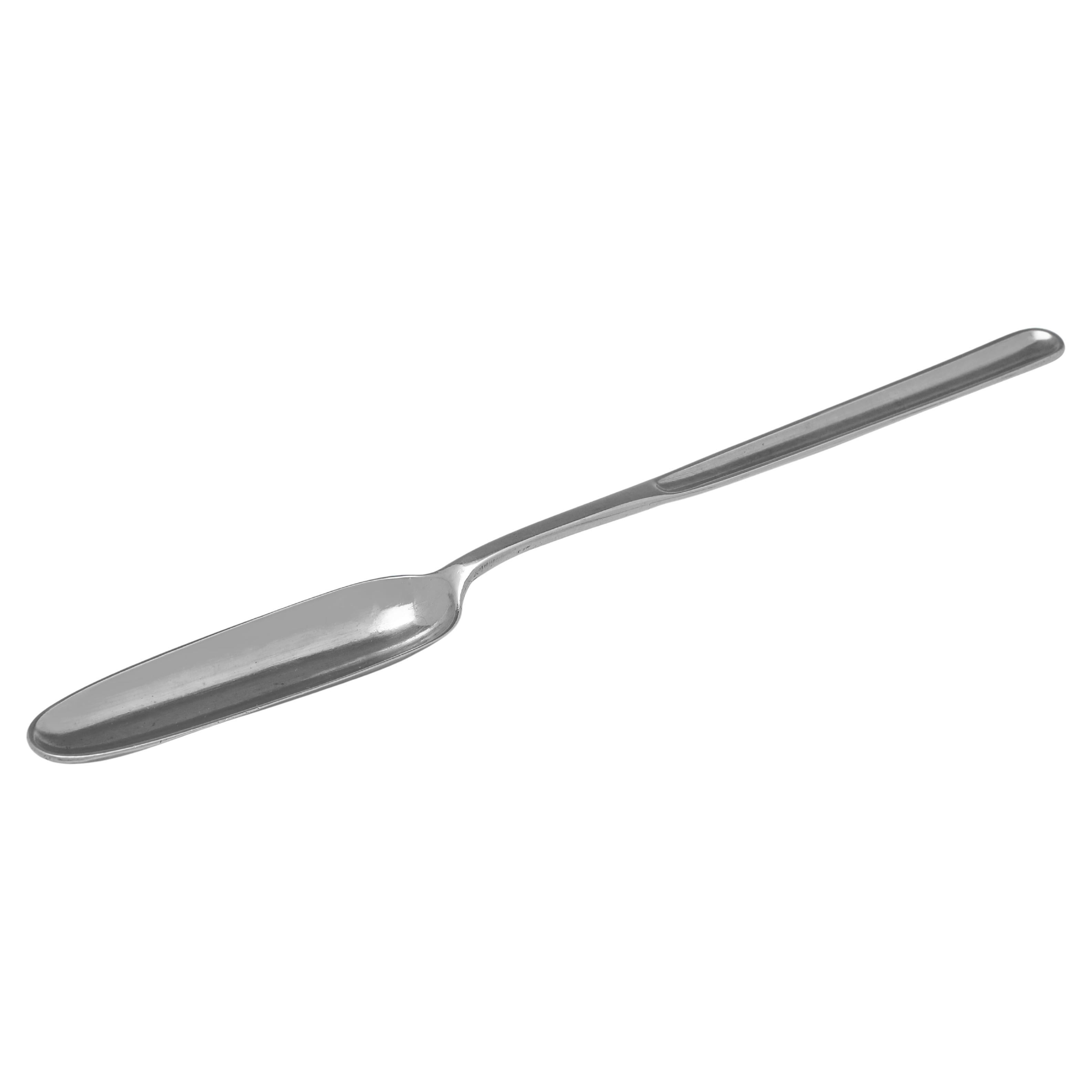 George III period sterling silver marrow scoop made in London in 1785