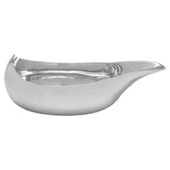 George III period sterling silver pap boat by Peter & Anne Bateman London 1805